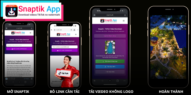 Step-by-step guide to using SnapTik to download videos